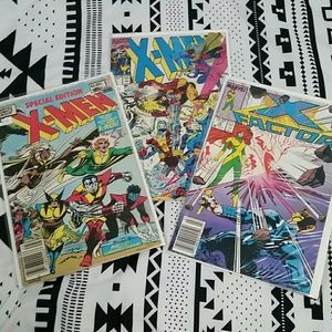 Set of 3 xmen comics